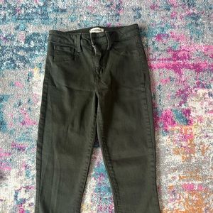 L’AGENCE MARGOT HIGH RISE ARMY GREEN